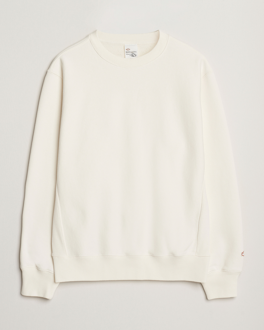Men | Sweaters & Knitwear | Nudie Jeans | Hasse Crew Neck Sweatshirt Ecru