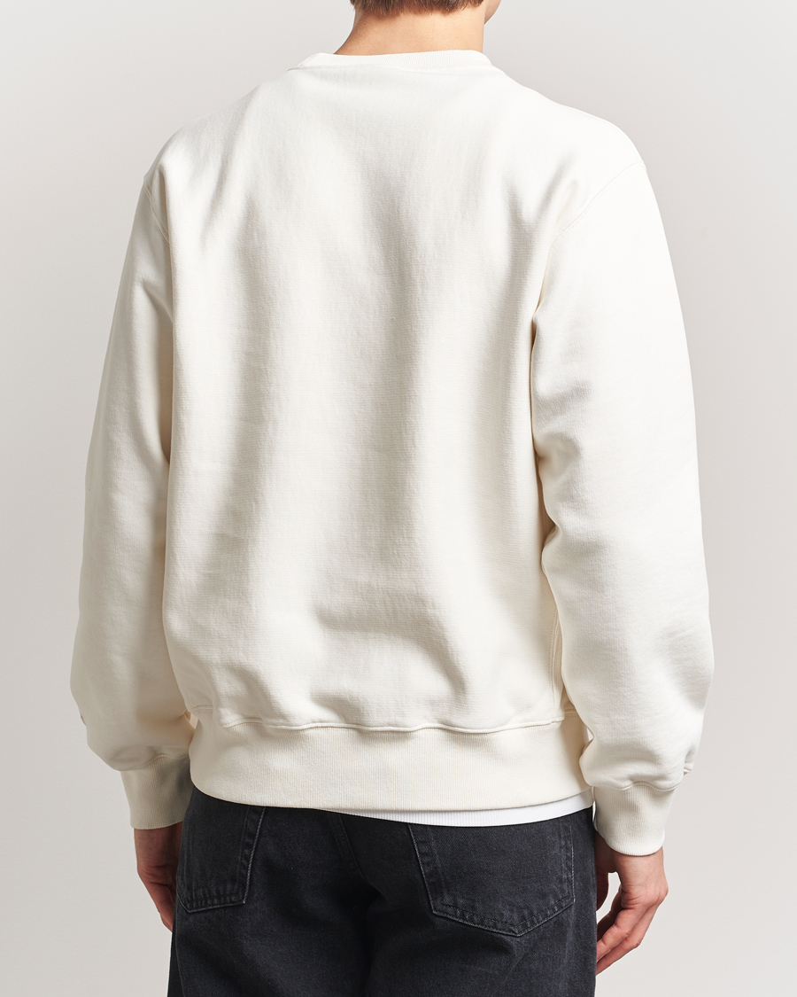 Men | Sweaters & Knitwear | Nudie Jeans | Hasse Crew Neck Sweatshirt Ecru