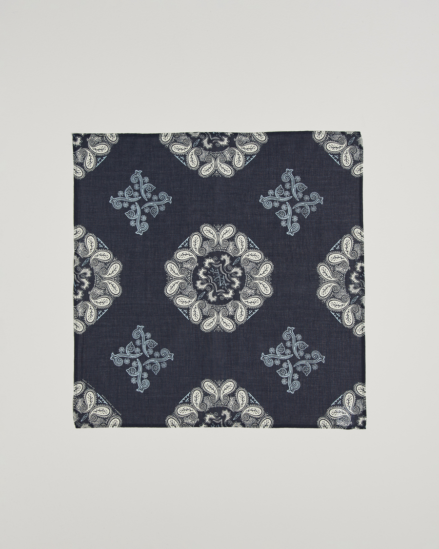 Men | Nudie Jeans Ingrid Paisley Bandana Navy | Nudie Jeans | Ingrid Paisley Bandana Navy