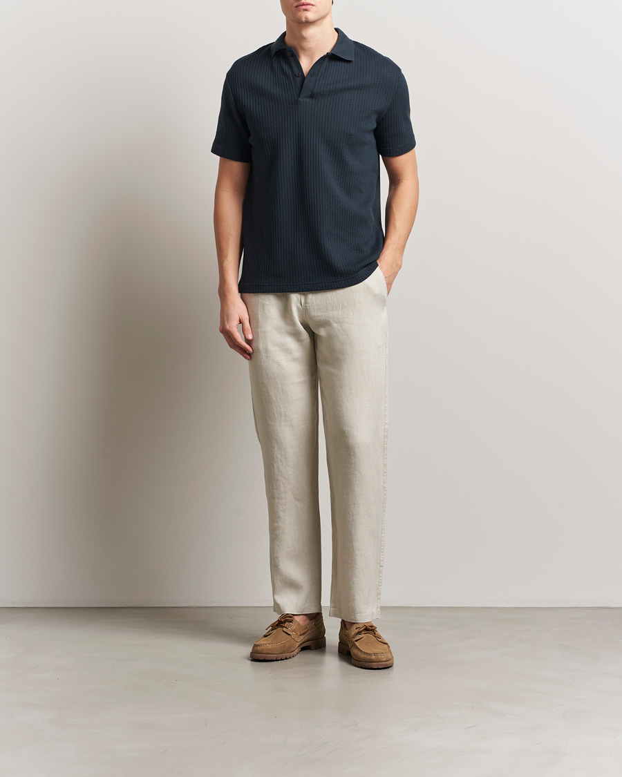 Men | Trousers | Samsøe Samsøe | Jabari Linen Drawstring Trousers Moonstruck
