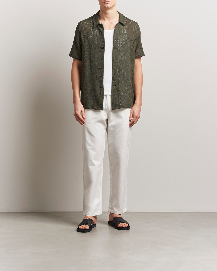 Men | Trousers | Samsøe Samsøe | Jabari Drawstring Trousers Clear Cream