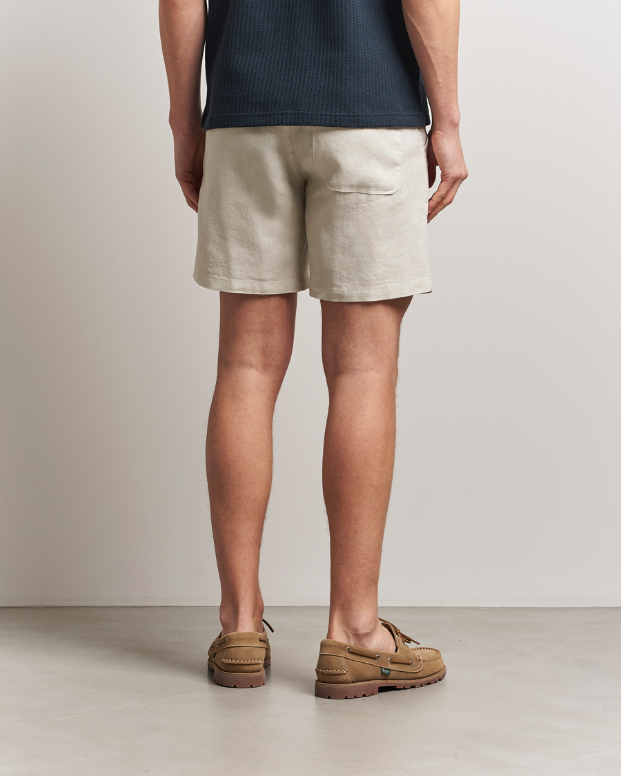 Men | Shorts | Samsøe Samsøe | Jabari Linen Drawstring Shorts Moonstruck