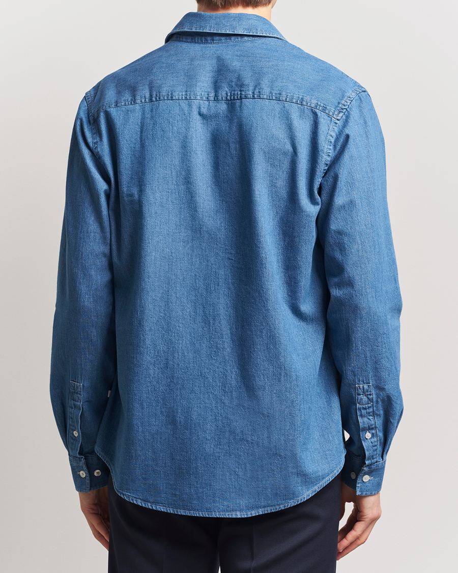 Men | Shirts | Samsøe Samsøe | Ryan Chambray Shirt Light Blue