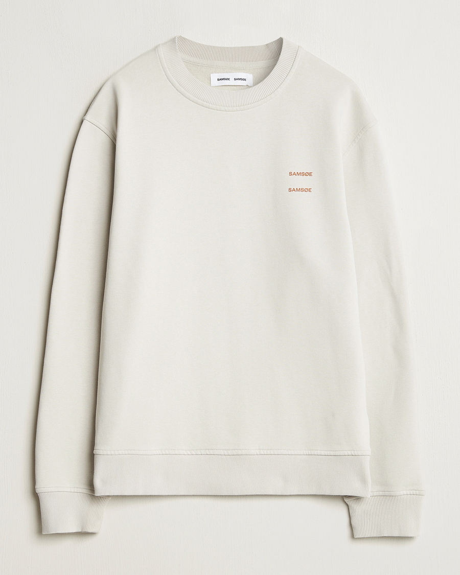 Men | Sweaters & Knitwear | Samsøe Samsøe | Joel Organic Cotton Sweatshirt Moonstruck