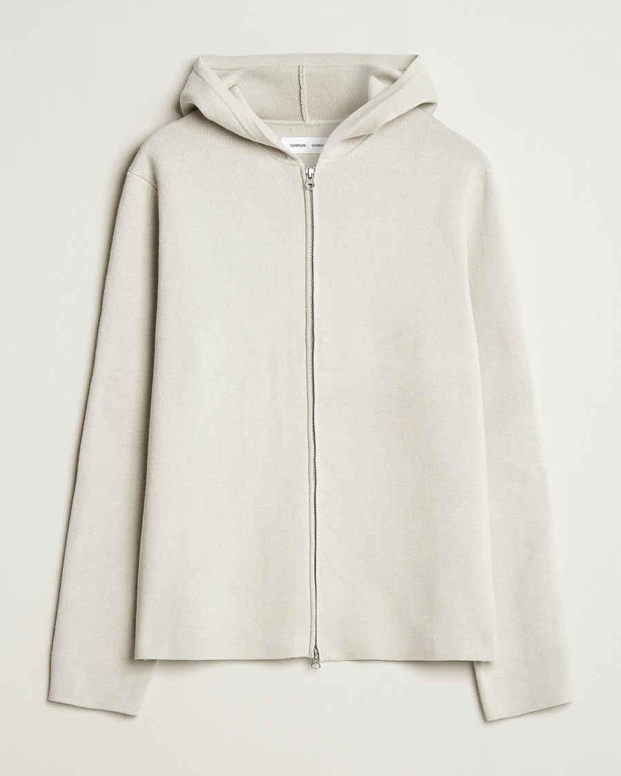 Samsøe Samsøe Niklas Full Zip Hoodie Moonstruck at CareOfCarl.com
