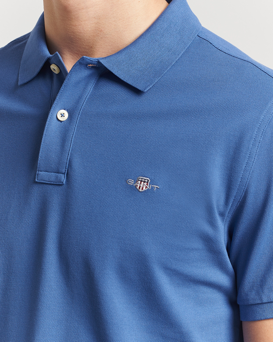 Men | Polo Shirts | GANT | The Original Polo Rich Blue