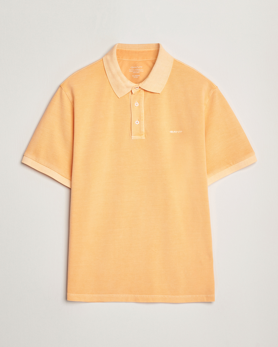 Men | Polo Shirts | GANT | Sunfaded Polo Peachy Orange