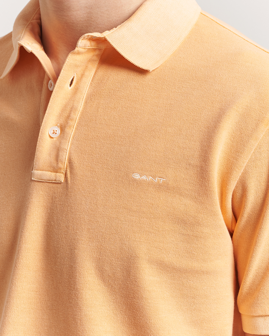 Men | Polo Shirts | GANT | Sunfaded Polo Peachy Orange