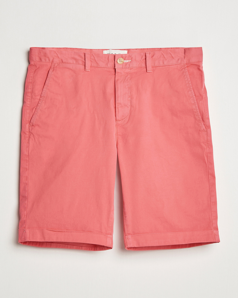 Men | Shorts | GANT | Regular Sunfaded Shorts Watermelon Red