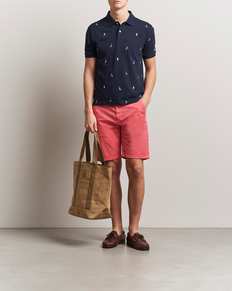 Men | Shorts | GANT | Regular Sunfaded Shorts Watermelon Red
