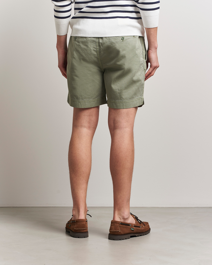 Men | Shorts | GANT | Regular Sunfaded Drawstring Shorts Kalamata Green