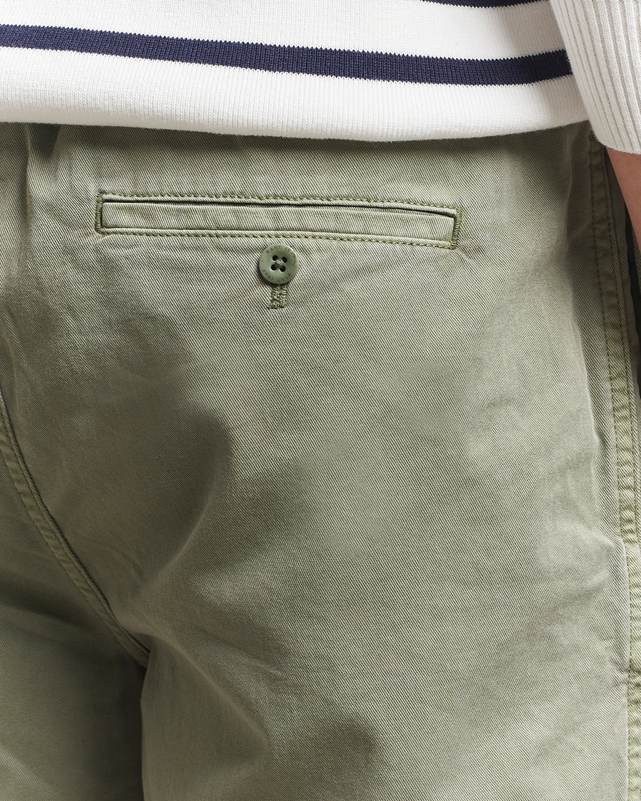 Men | Shorts | GANT | Regular Sunfaded Drawstring Shorts Kalamata Green