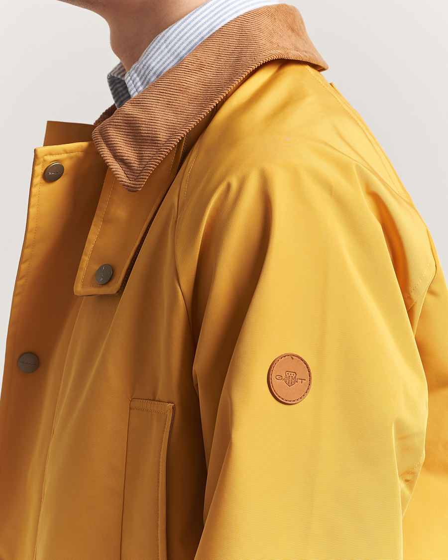 Men | Coats & Jackets | GANT | Spring Decker Jacket Golden Yellow