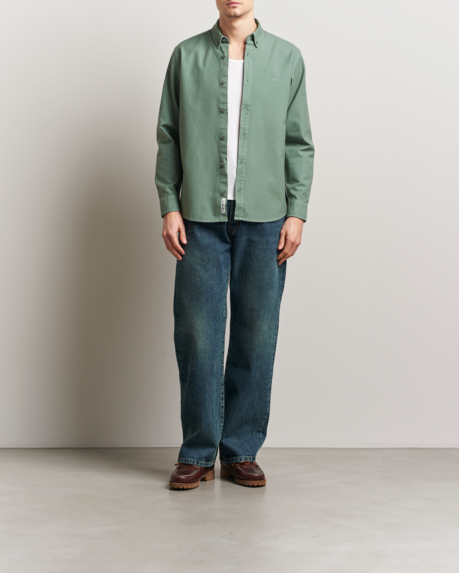 Men | Shirts | Carhartt WIP | Bolton Cotton Oxford Shirt Park