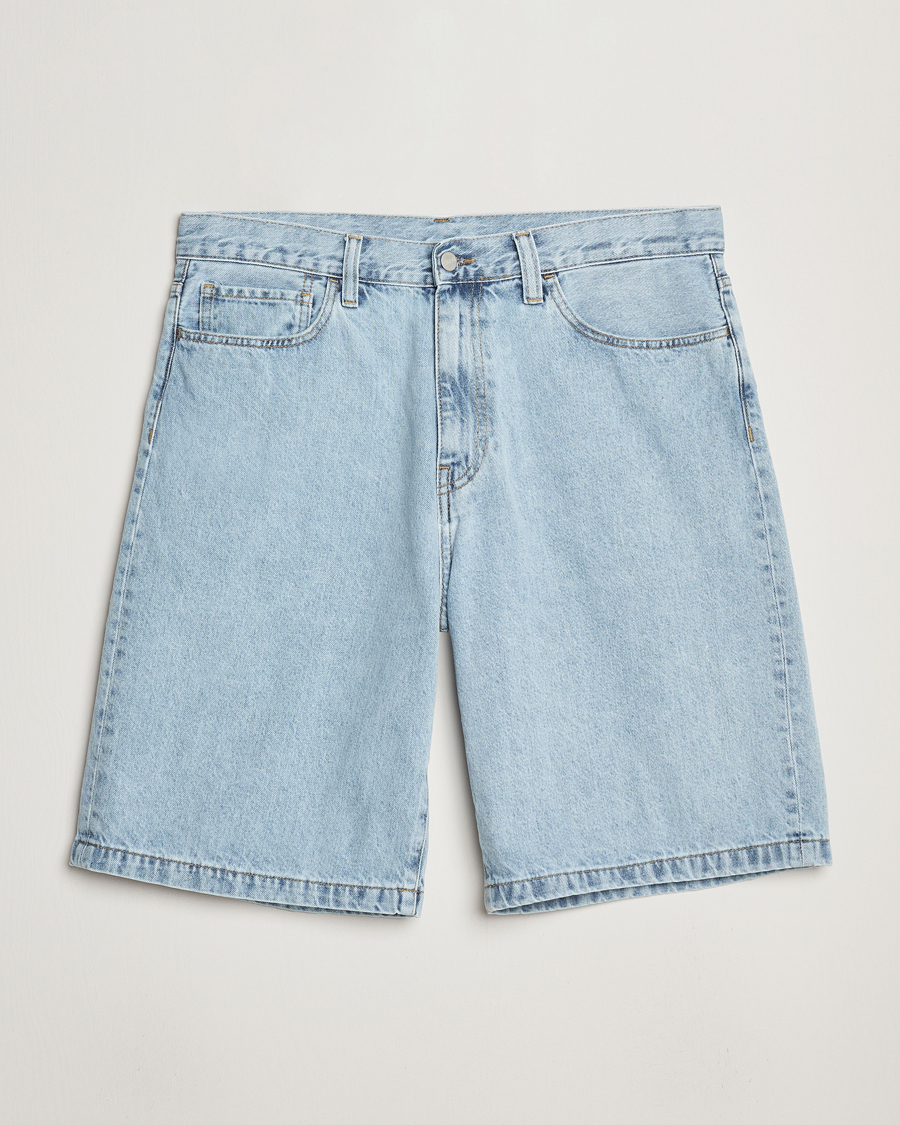 Men | Shorts | Carhartt WIP | Landon Shorts Robertson Denim Blue Bleached