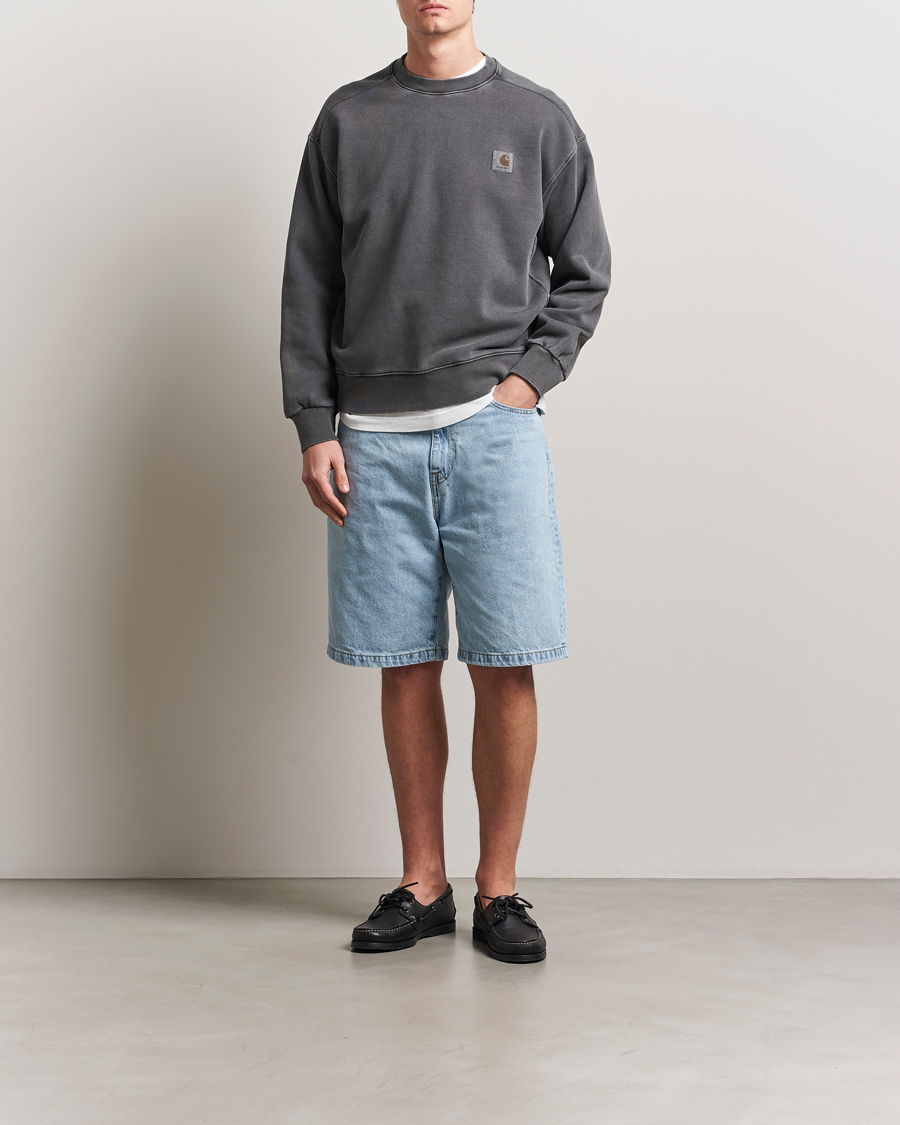 Men | Shorts | Carhartt WIP | Landon Shorts Robertson Denim Blue Bleached