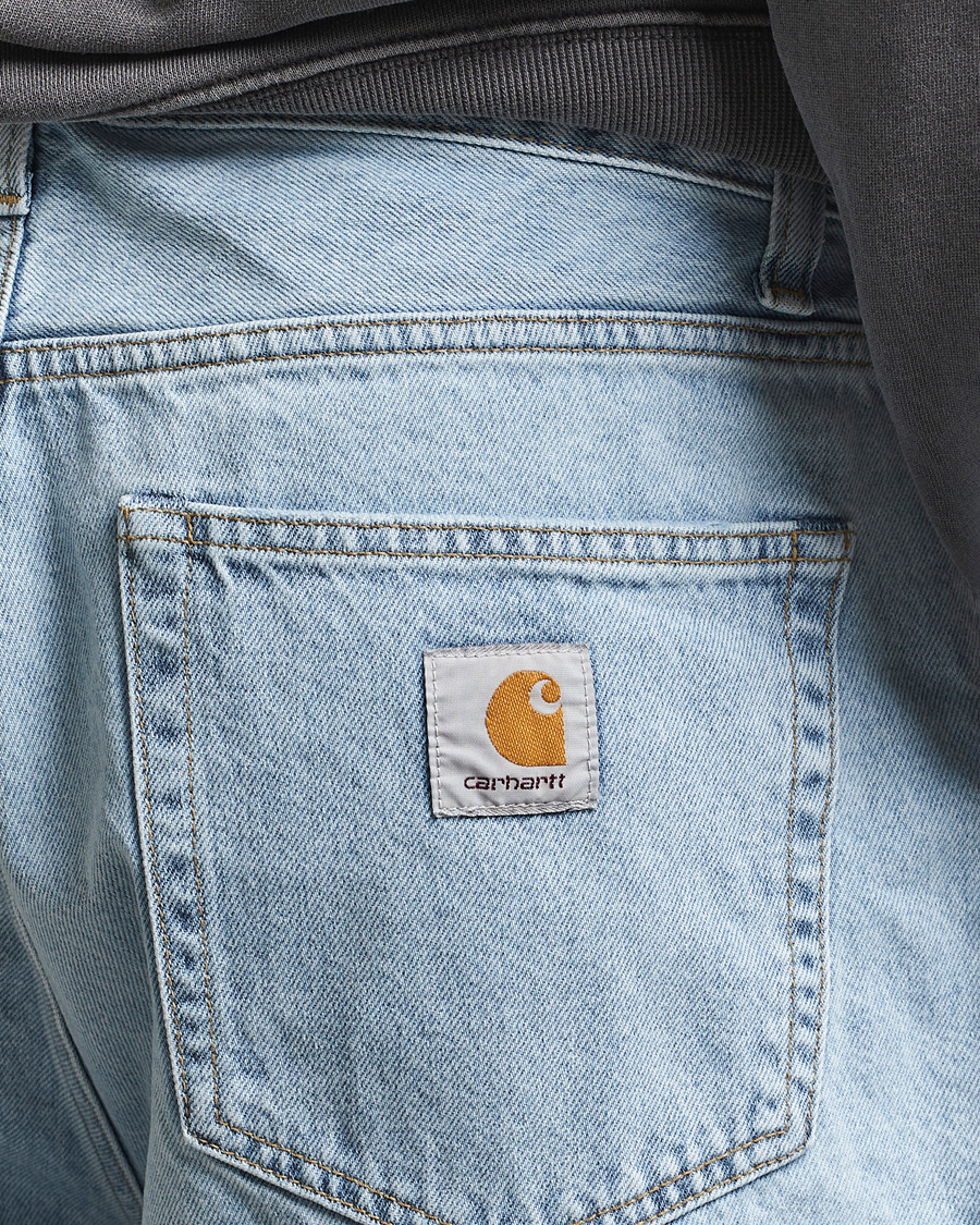 Men | Shorts | Carhartt WIP | Landon Shorts Robertson Denim Blue Bleached