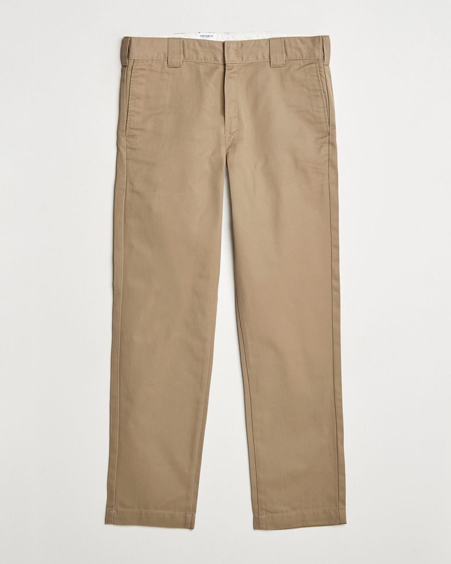 Men | Trousers | Carhartt WIP | Master Pant Denison Twill Leather