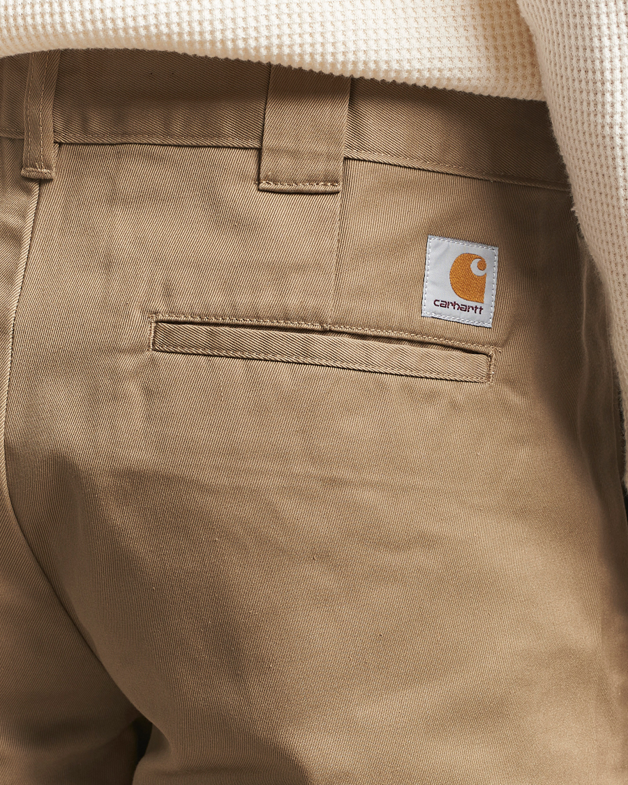 Men | Trousers | Carhartt WIP | Master Pant Denison Twill Leather