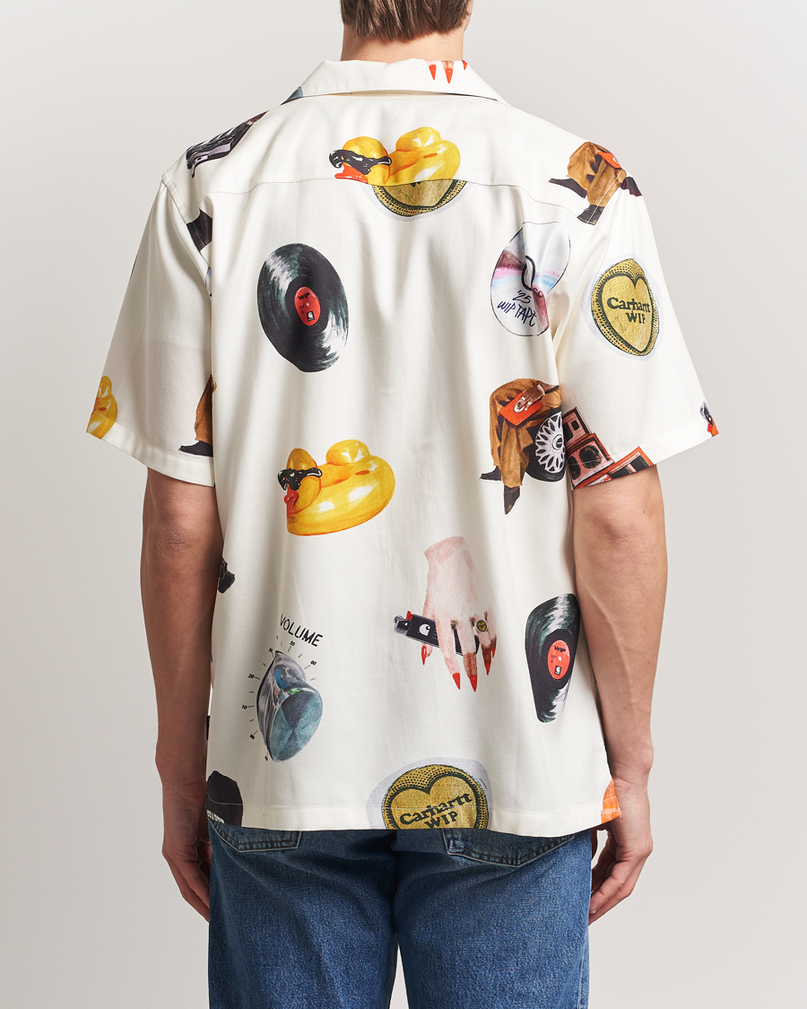 Men | Shirts | Carhartt WIP | Jacob Rochester Printed Shirt White