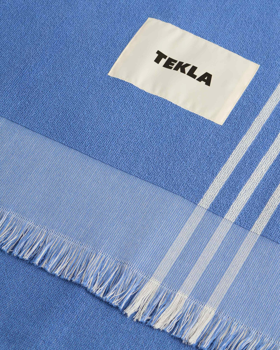 Men | Tekla Organic Terry Beach Towel Azul | Tekla | Organic Terry Beach Towel Azul