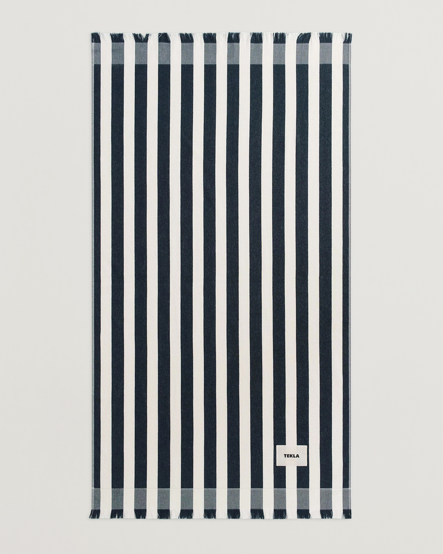 Men | Fabrics | Tekla | TeklaOrganic Terry Beach TowelCala Stripes