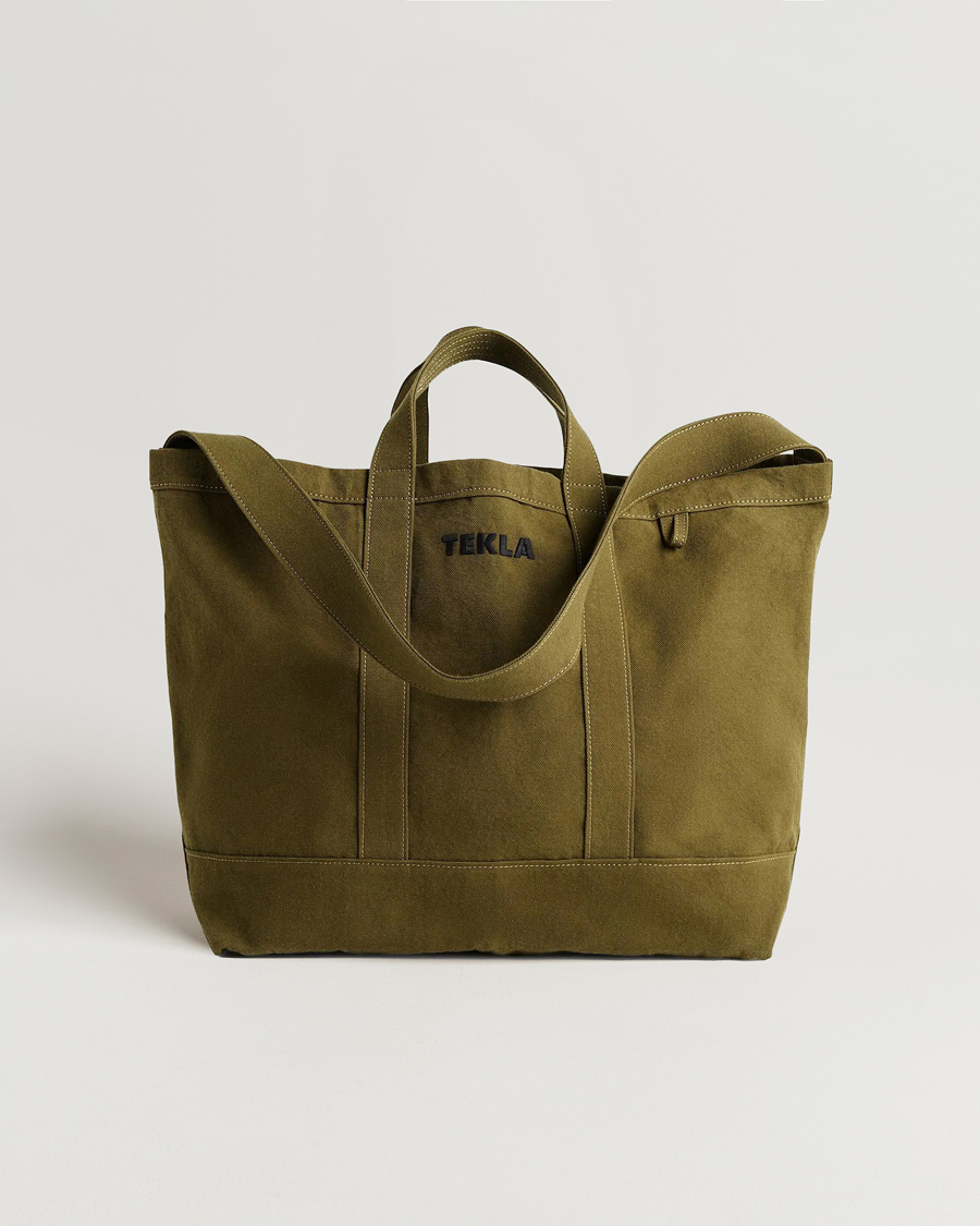 Men | Tekla Beach Bag Olive | Tekla | Beach Bag Olive