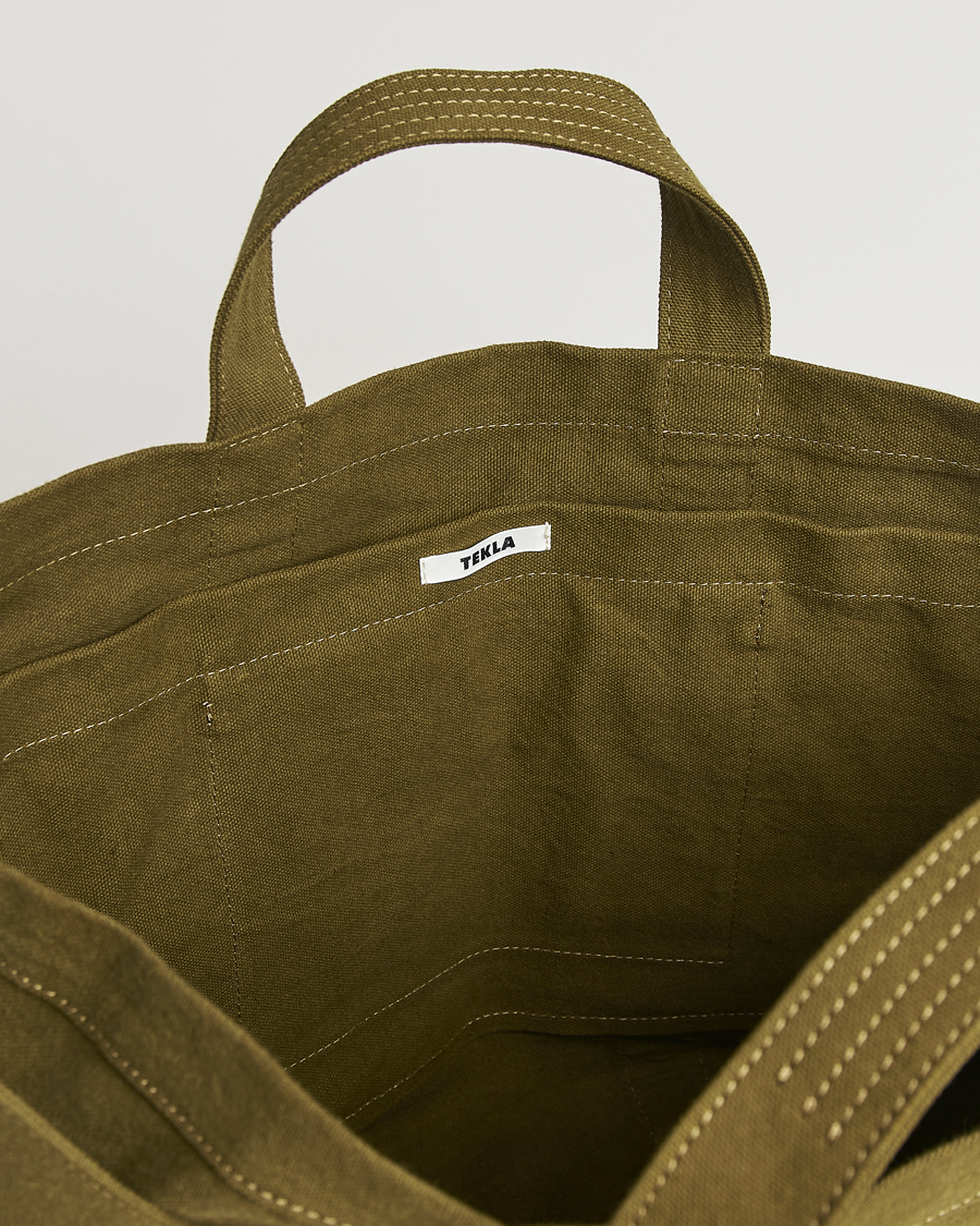 Men | Tekla Beach Bag Olive | Tekla | Beach Bag Olive