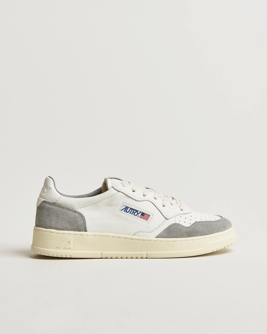 Men | Sneakers | Autry | Medalist Low Sneaker White/Grey
