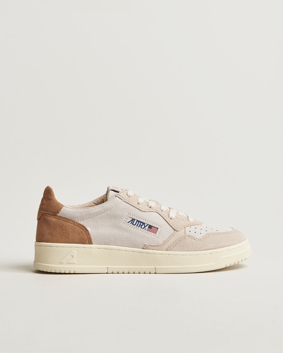 Men | Autry Medalist Low Sneaker Sand/Cigarr | Autry | Medalist Low Sneaker Sand/Cigarr
