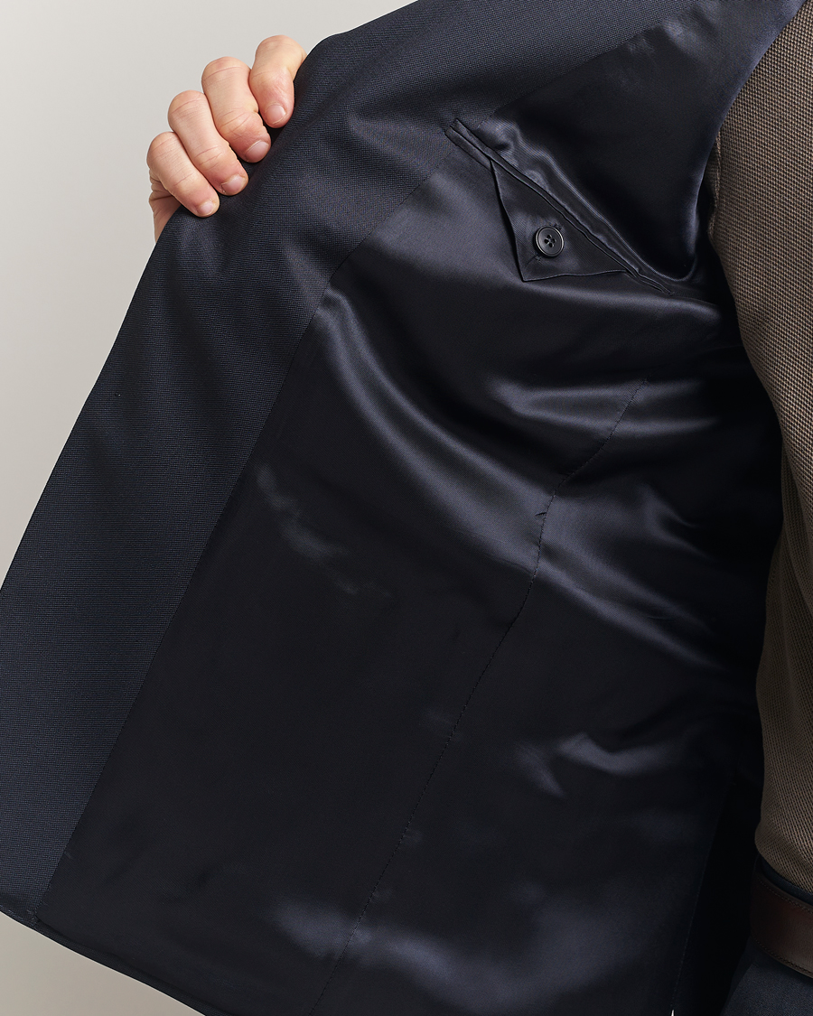 Men | Suits | Zegna | Tailored Wool Suit Navy