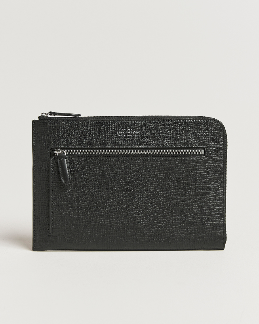 Men | Bags | Smythson | Ludlow Flat Organiser Pouch Black