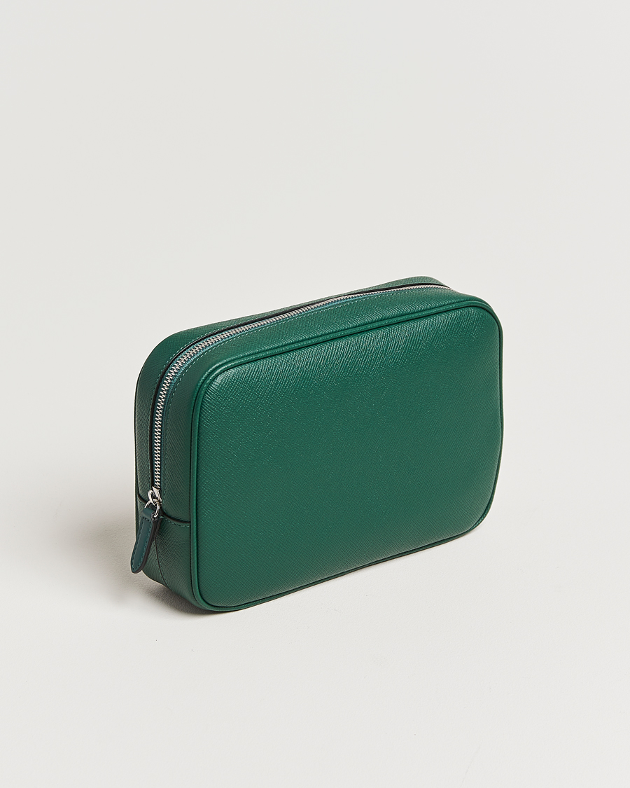 Men | Smythson Panama Organiser Tech Pouch Forest Green | Smythson | Panama Organiser Tech Pouch Forest Green