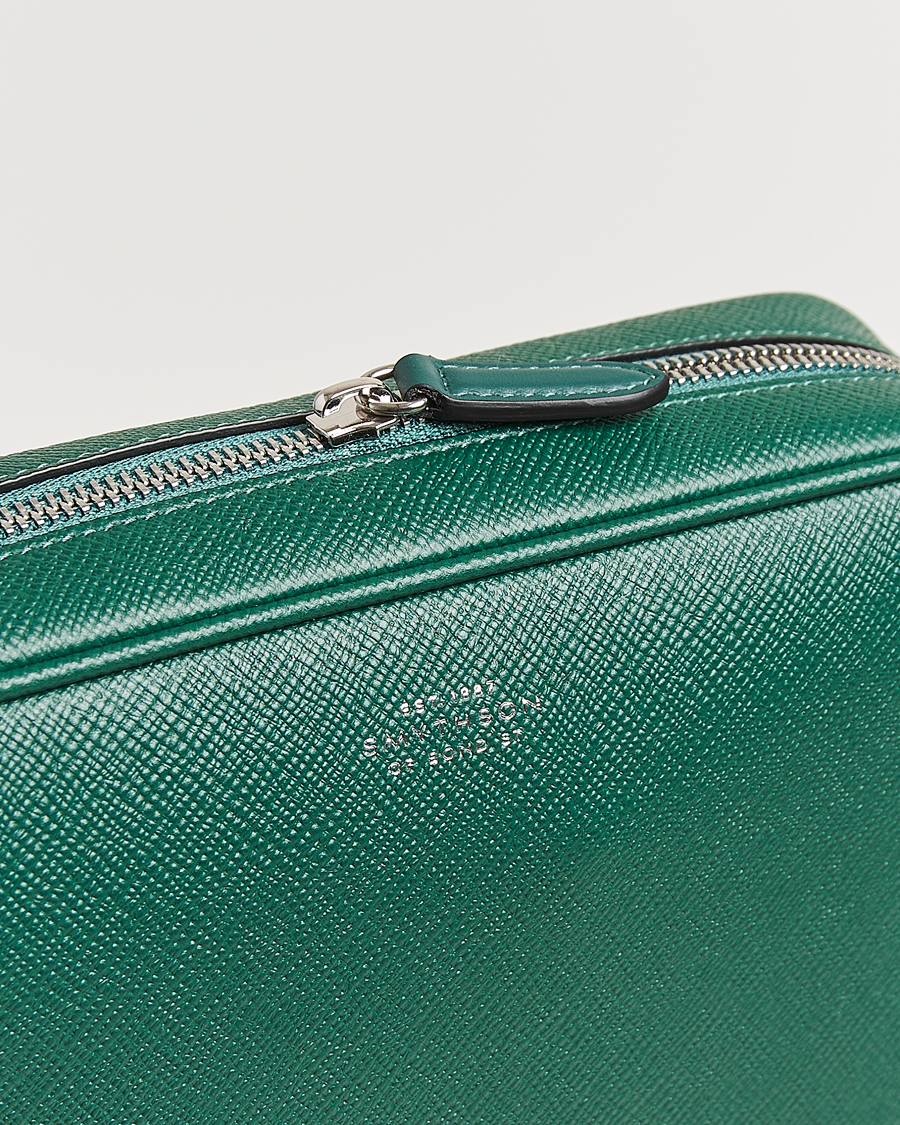 Men | Smythson Panama Organiser Tech Pouch Forest Green | Smythson | Panama Organiser Tech Pouch Forest Green