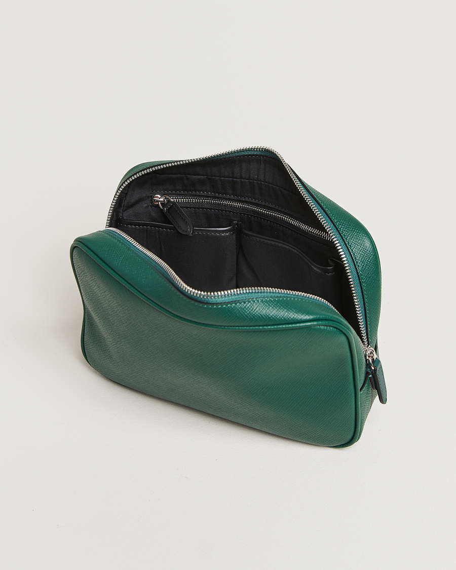 Men | Smythson Panama Organiser Tech Pouch Forest Green | Smythson | Panama Organiser Tech Pouch Forest Green