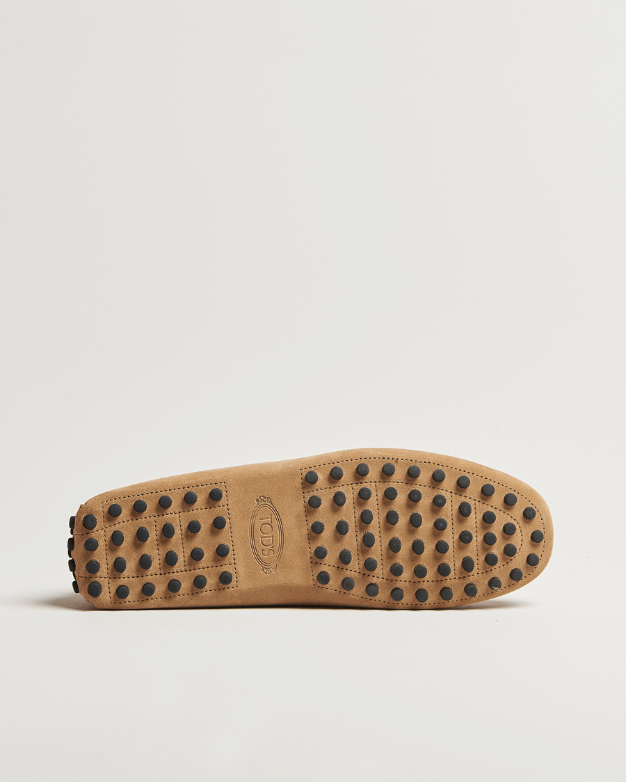 Men | Tod's Gommino Carshoe Beige Suede | Tod's | Gommino Carshoe Beige Suede