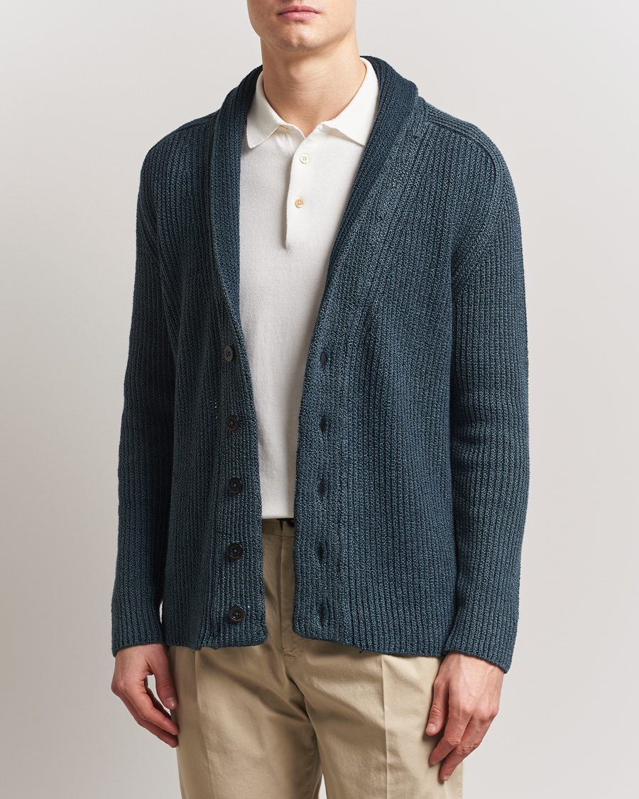 Knit Cardigan Fred Perry Shawl Collar Cardigan Fred Perry Tipped