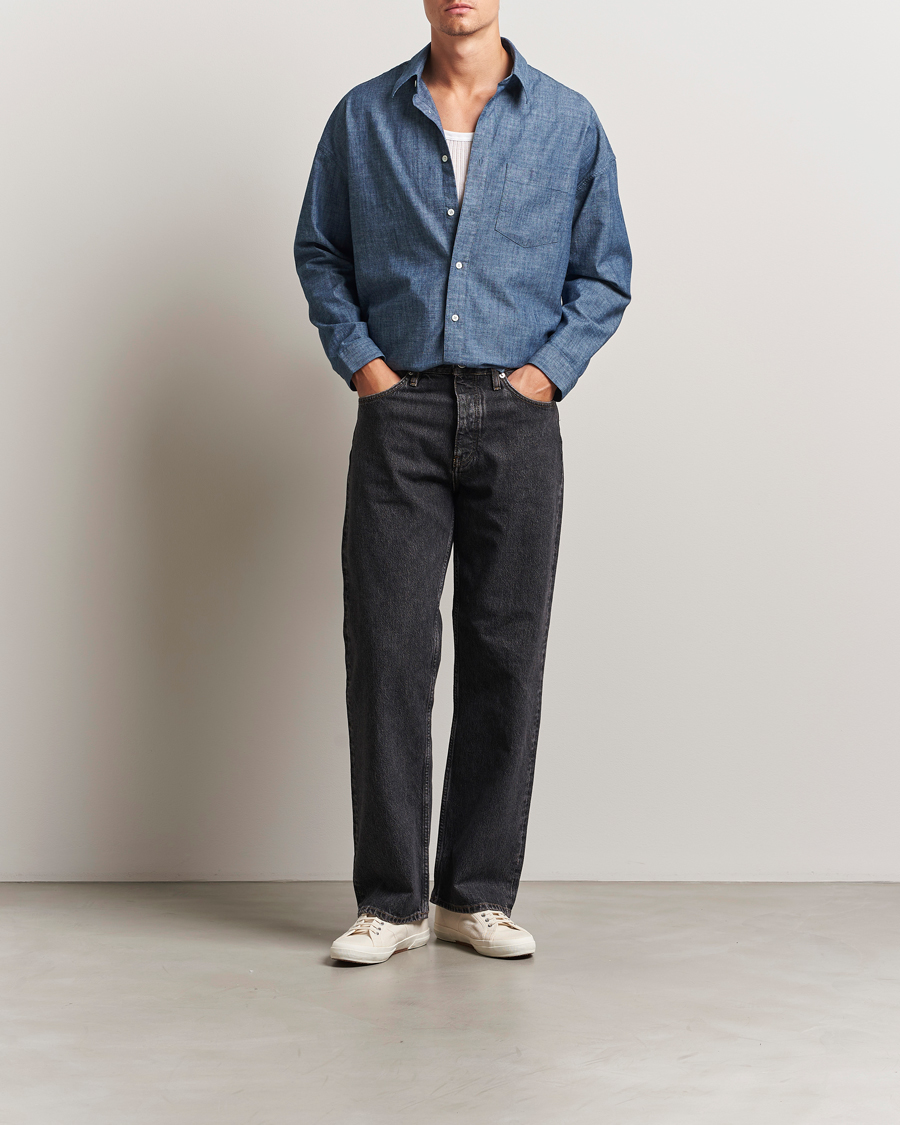 Men | Shirts | Sunflower | Stable Chambray Shirt Rinse