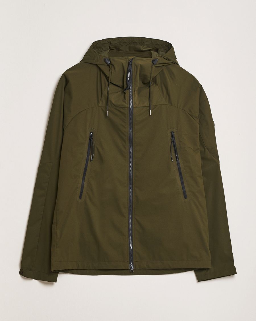 Men | Coats & Jackets | C.P. Company | Pro-Tek Lens Hooded Jacket Olive