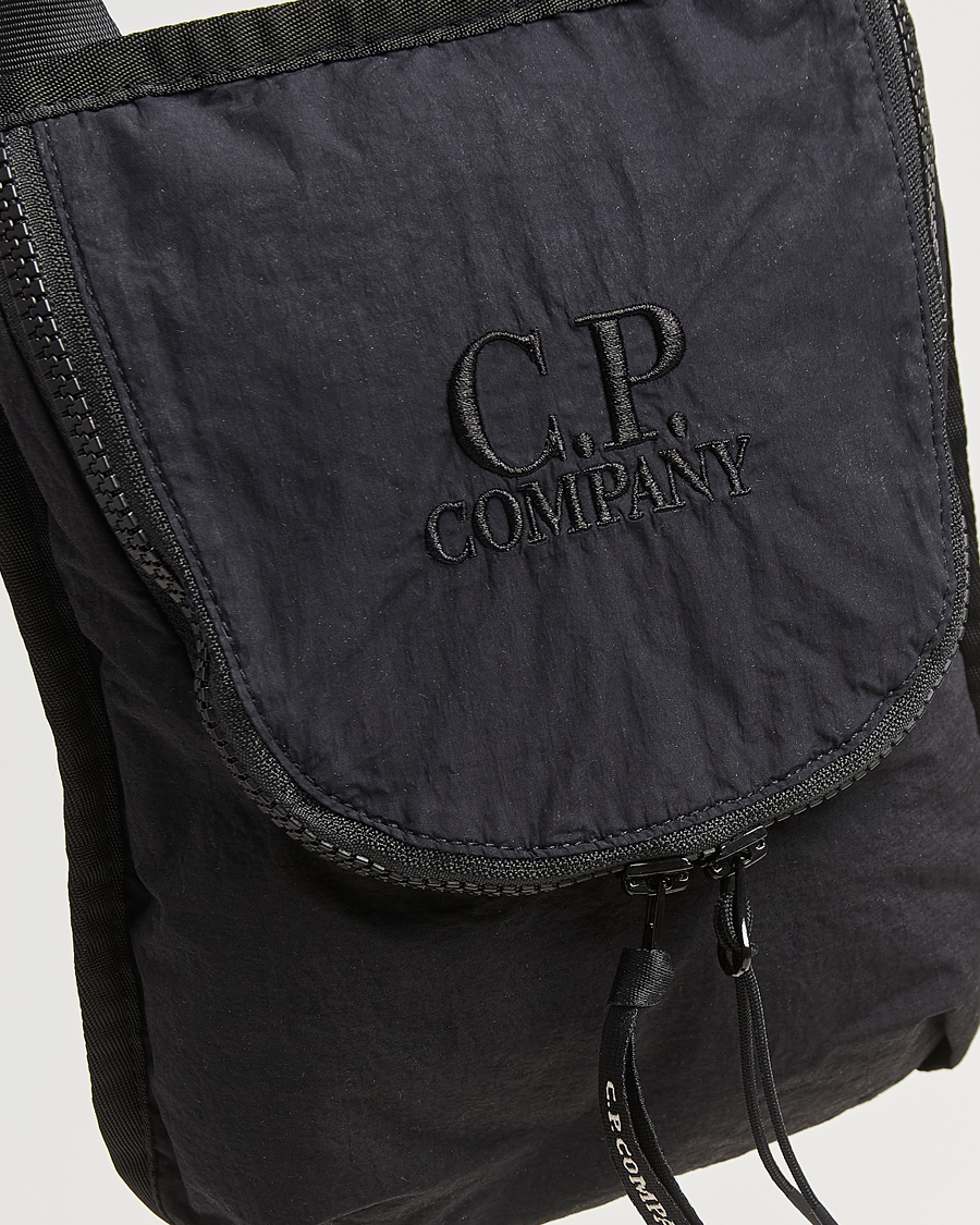 Men | C.P. Company Plain Paper Touch Accessorie Bag Black | C.P. Company | Plain Paper Touch Accessorie Bag Black