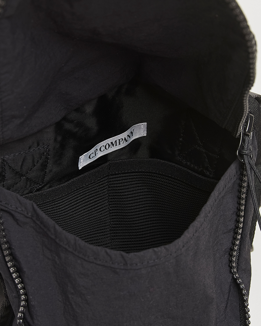 Men | C.P. Company Plain Paper Touch Accessorie Bag Black | C.P. Company | Plain Paper Touch Accessorie Bag Black