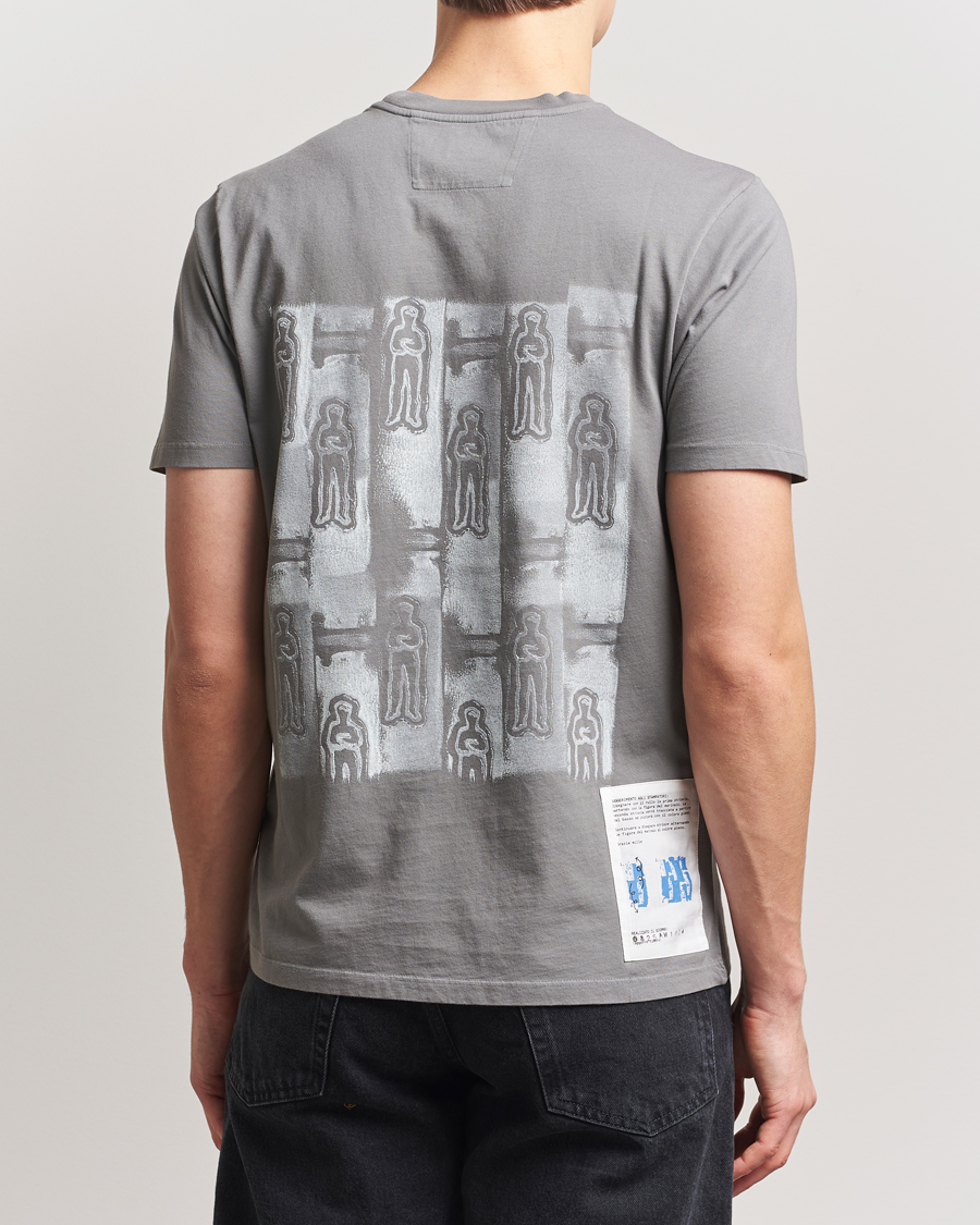 Men | T-Shirts | C.P. Company | Back Print Short Sleeve T-Shirt Grey
