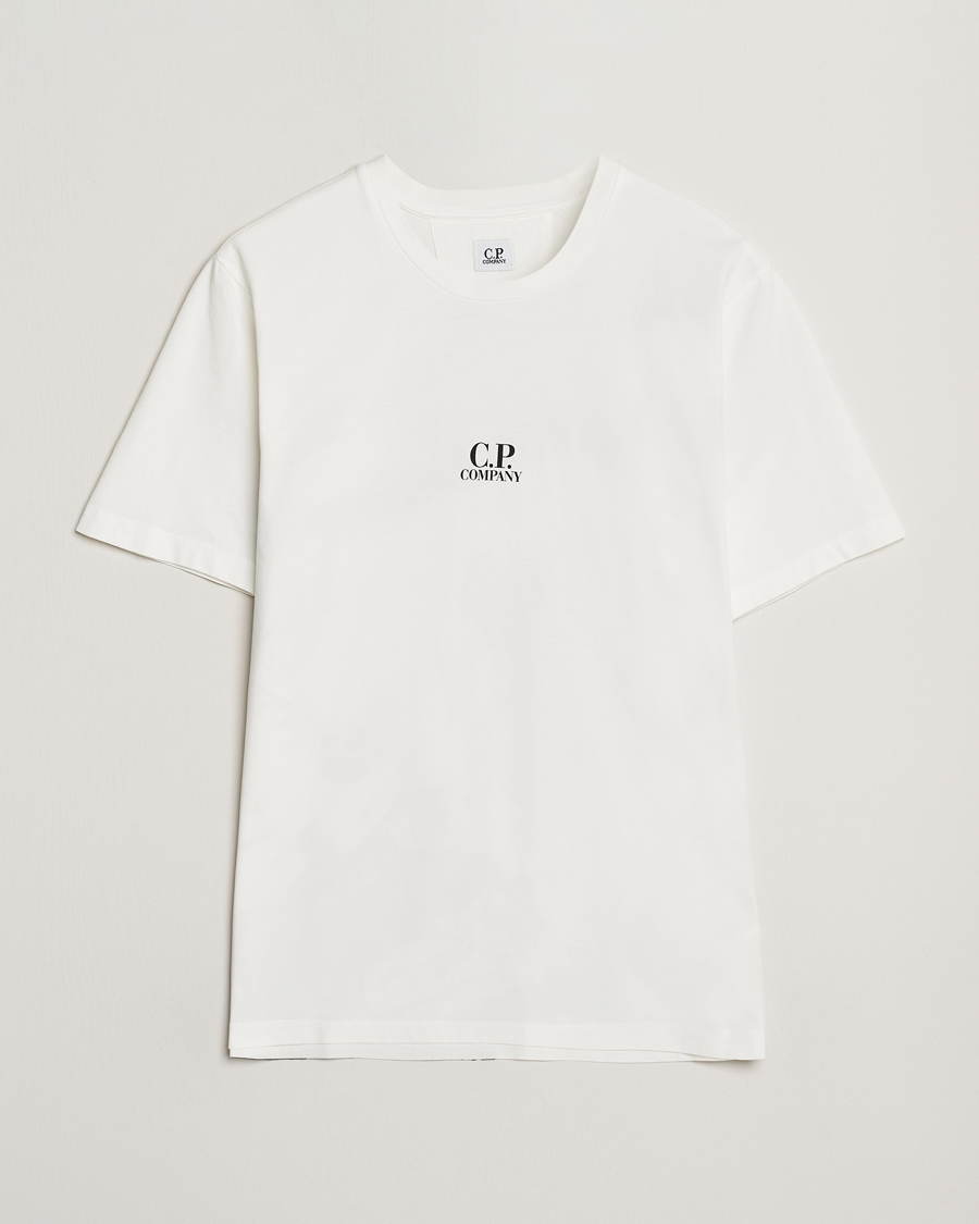 C.P. Company Back Print Short Sleeve T-Shirt White at CareOfCarl.com