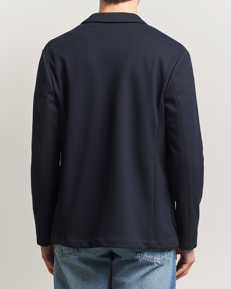 Men | Blazers | J.Lindeberg | Calvon 3D Piquet Blazer Navy