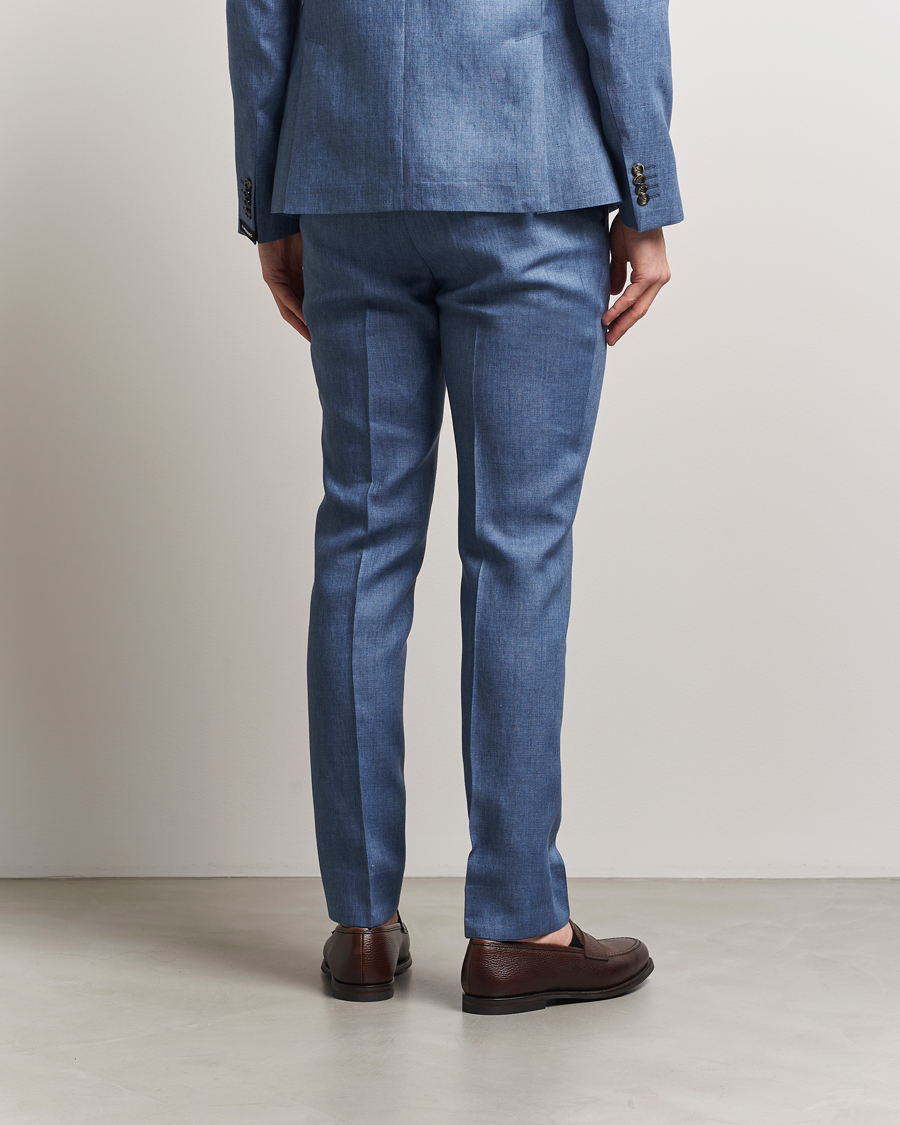 Men | Trousers | J.Lindeberg | Grant Super Linen Pants Rainwashed