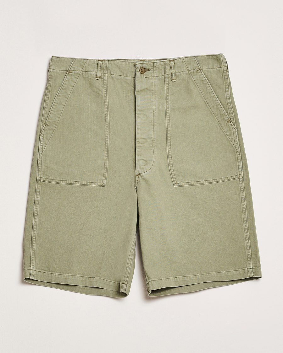 orSlow Summer Fatigue Shorts Green at CareOfCarl.com