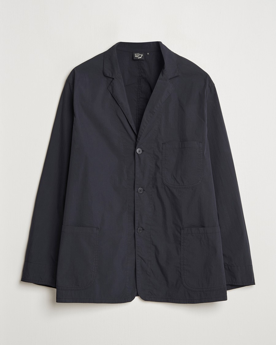 Men | Blazers | orSlow | Light Cotton Blazer Black