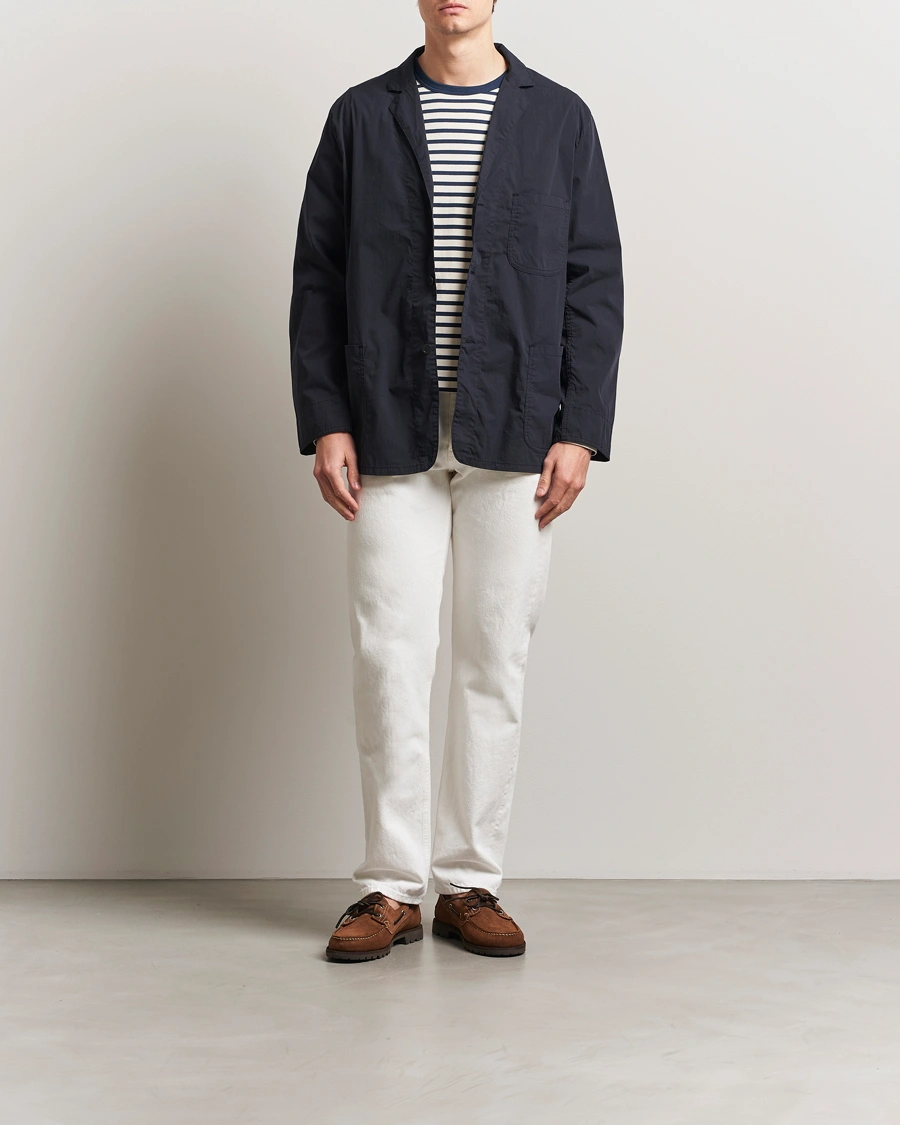 Men | Blazers | orSlow | Light Cotton Blazer Black