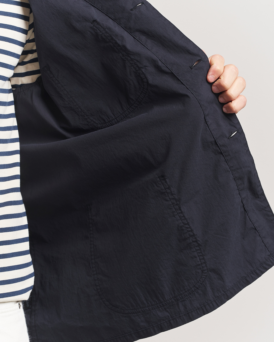 Men | Blazers | orSlow | Light Cotton Blazer Black