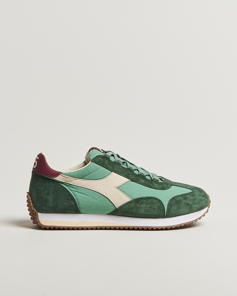 Men | Diadora Equipe Canvas Running Sneaker Green | Diadora | Equipe Canvas Running Sneaker Green
